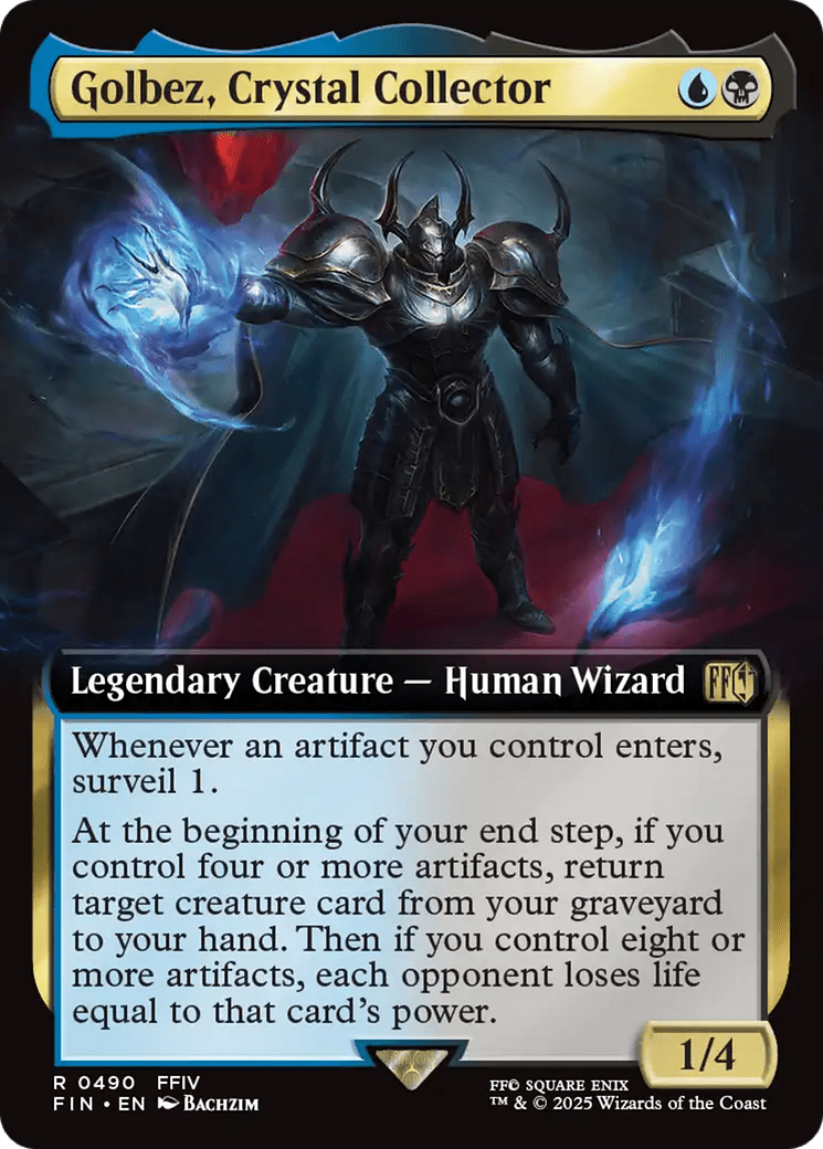 Golbez, Crystal Collector (Extended Art) [FINAL FANTASY] MTG Single Magic: The Gathering  | Multizone: Comics And Games