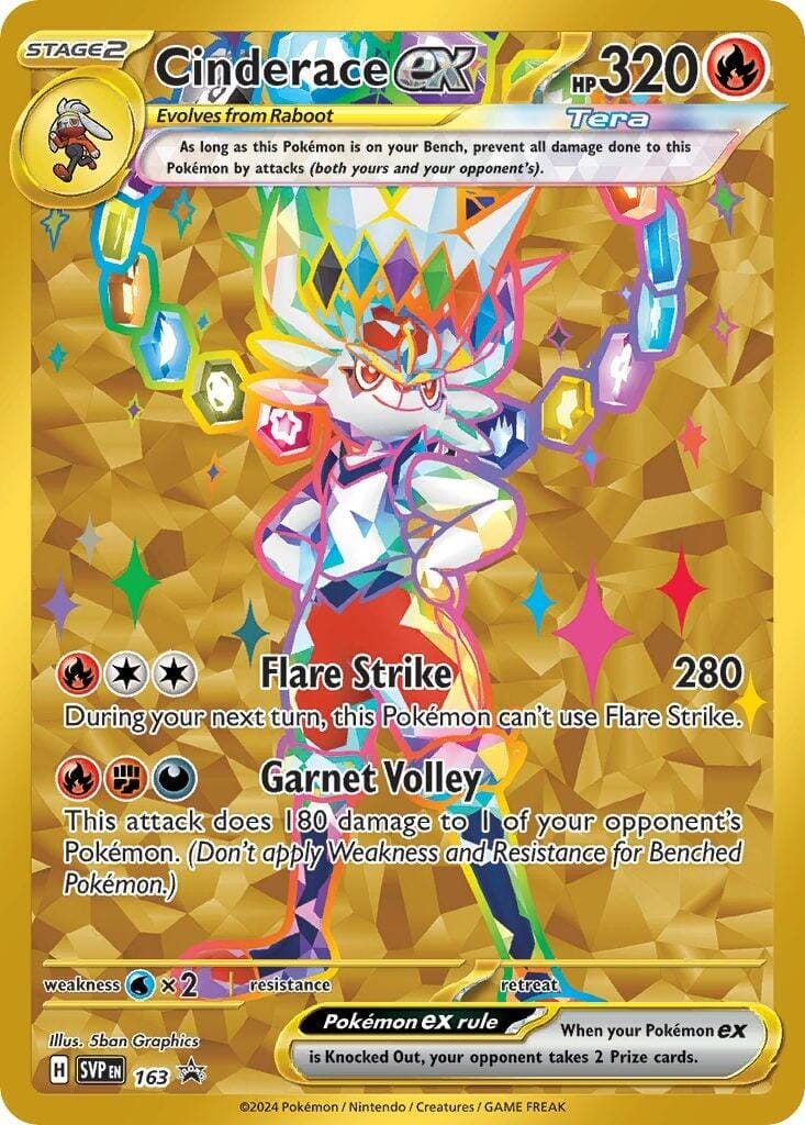 Cinderace ex (163) [Scarlet & Violet: Black Star Promos] Pokemon Single Pokémon  | Multizone: Comics And Games