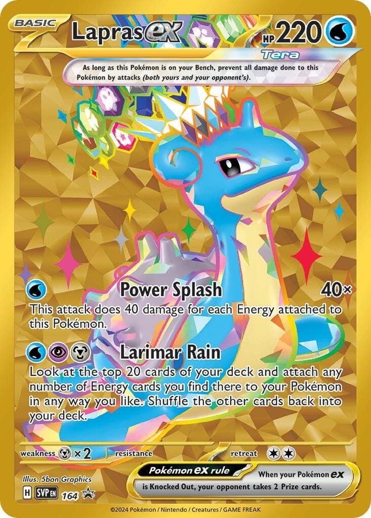 Lapras ex (164) [Scarlet & Violet: Black Star Promos] Pokemon Single Pokémon  | Multizone: Comics And Games