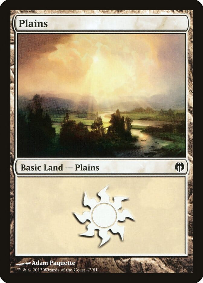 Plains (42) [Duel Decks: Heroes vs. Monsters] MTG Single Magic: The Gathering  | Multizone: Comics And Games