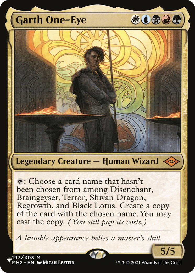 Garth One-Eye [The List] MTG Single Magic: The Gathering  | Multizone: Comics And Games