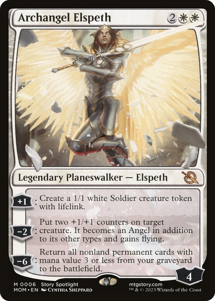 Archangel Elspeth [March of the Machine] MTG Single Magic: The Gathering  | Multizone: Comics And Games