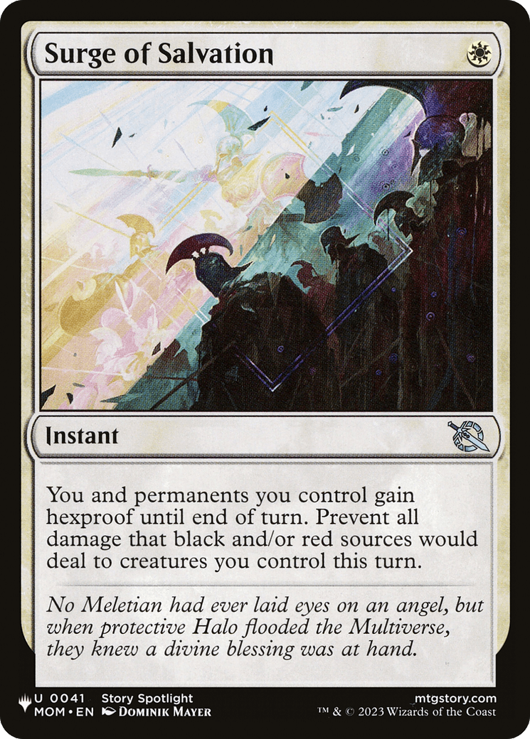 Surge of Salvation [The List] MTG Single Magic: The Gathering  | Multizone: Comics And Games