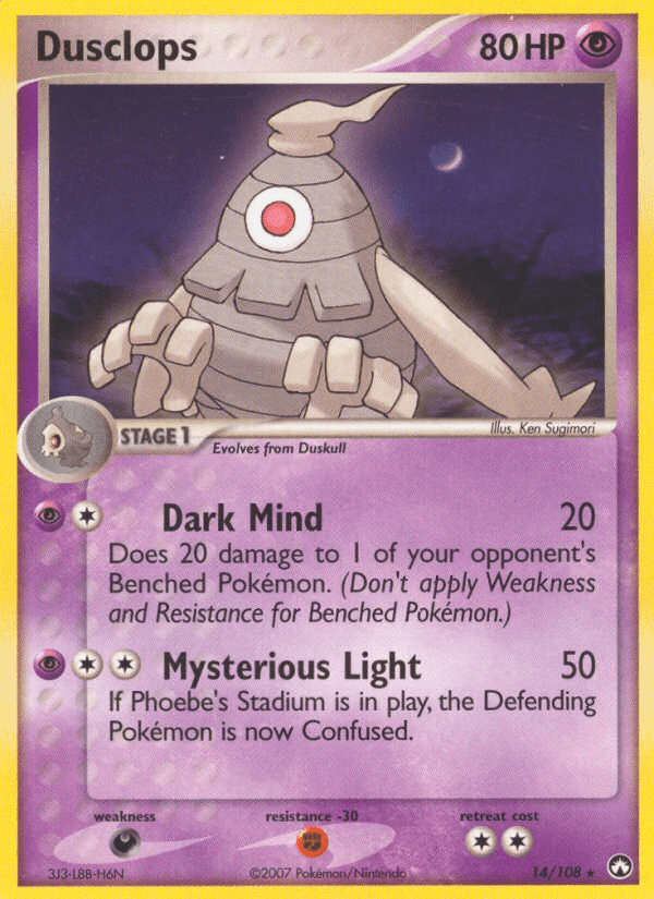 Dusclops (14/108) [EX: Power Keepers] Pokemon Single Pokémon  | Multizone: Comics And Games