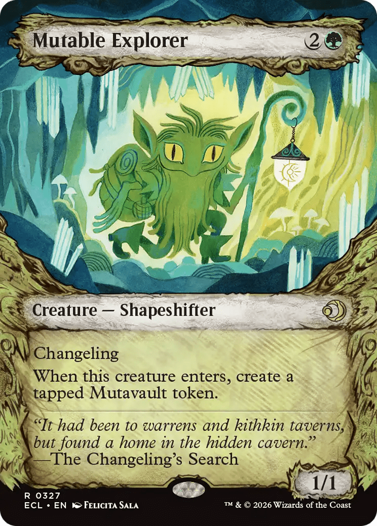 Mutable Explorer (Showcase) [Lorwyn Eclipsed] MTG Single Magic: The Gathering  | Multizone: Comics And Games