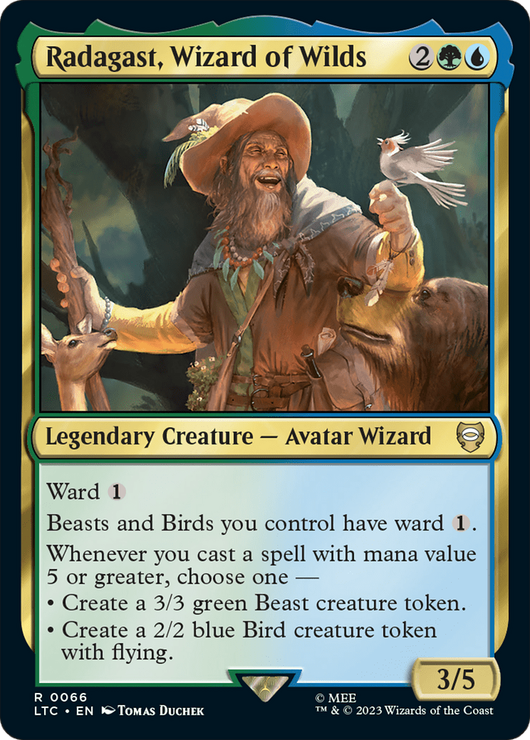 Radagast, Wizard of Wilds [The Lord of the Rings: Tales of Middle-Earth Commander] MTG Single Magic: The Gathering  | Multizone: Comics And Games