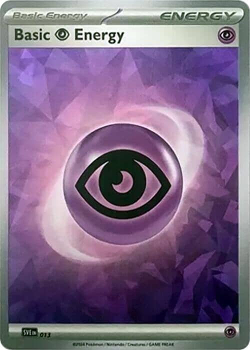 Basic Psychic Energy (013) (Cracked Ice Holo) [Scarlet & Violet: Stellar Crown] Pokemon Single Pokémon  | Multizone: Comics And Games
