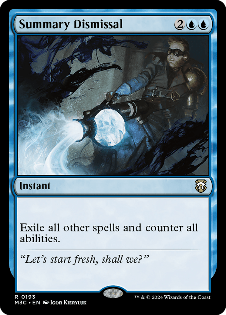 Summary Dismissal (Ripple Foil) [Modern Horizons 3 Commander] MTG Single Magic: The Gathering  | Multizone: Comics And Games
