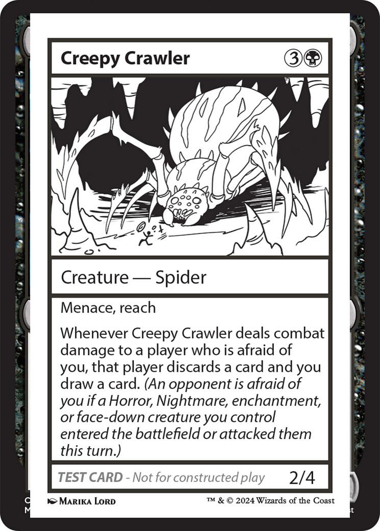 Creepy Crawler [Mystery Booster 2 Playtest Cards] MTG Single Magic: The Gathering  | Multizone: Comics And Games