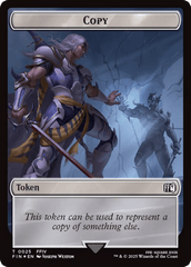 Copy (0025) // Moogle (0034) Double-Sided Token (Surge Foil) [FINAL FANTASY Tokens] MTG Single Magic: The Gathering  | Multizone: Comics And Games
