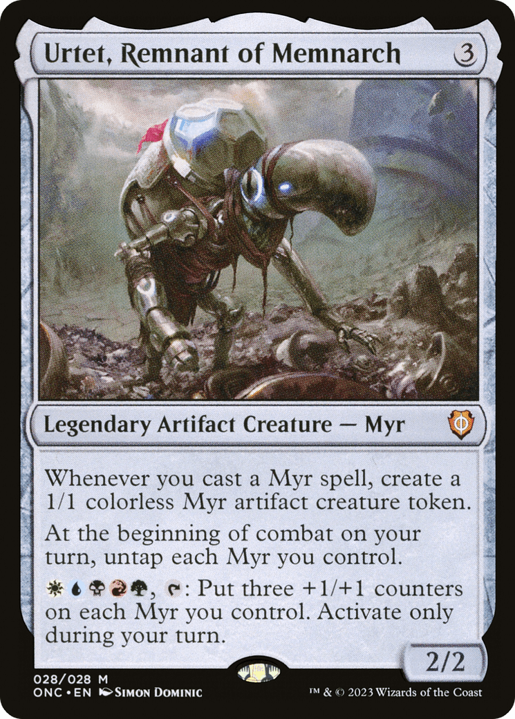 Urtet, Remnant of Memnarch [Phyrexia: All Will Be One Commander] MTG Single Magic: The Gathering  | Multizone: Comics And Games