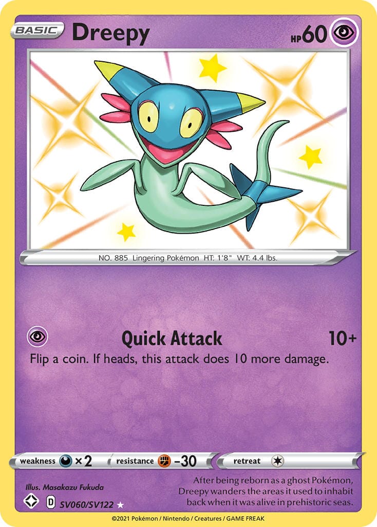 Dreepy (SV060/SV122) [Sword & Shield: Shining Fates] Pokemon Single Pokémon  | Multizone: Comics And Games