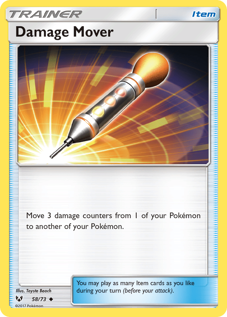 Damage Mover (58/73) [Sun & Moon: Shining Legends] Pokemon Single Pokémon  | Multizone: Comics And Games