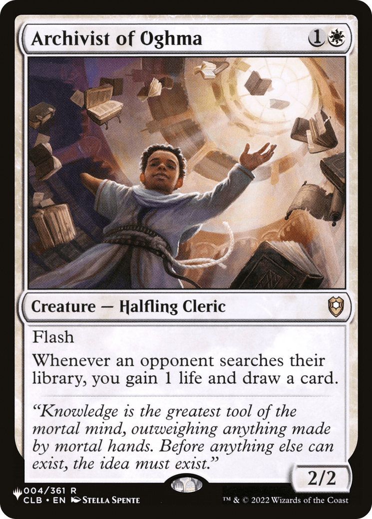 Archivist of Oghma [The List] MTG Single Magic: The Gathering  | Multizone: Comics And Games