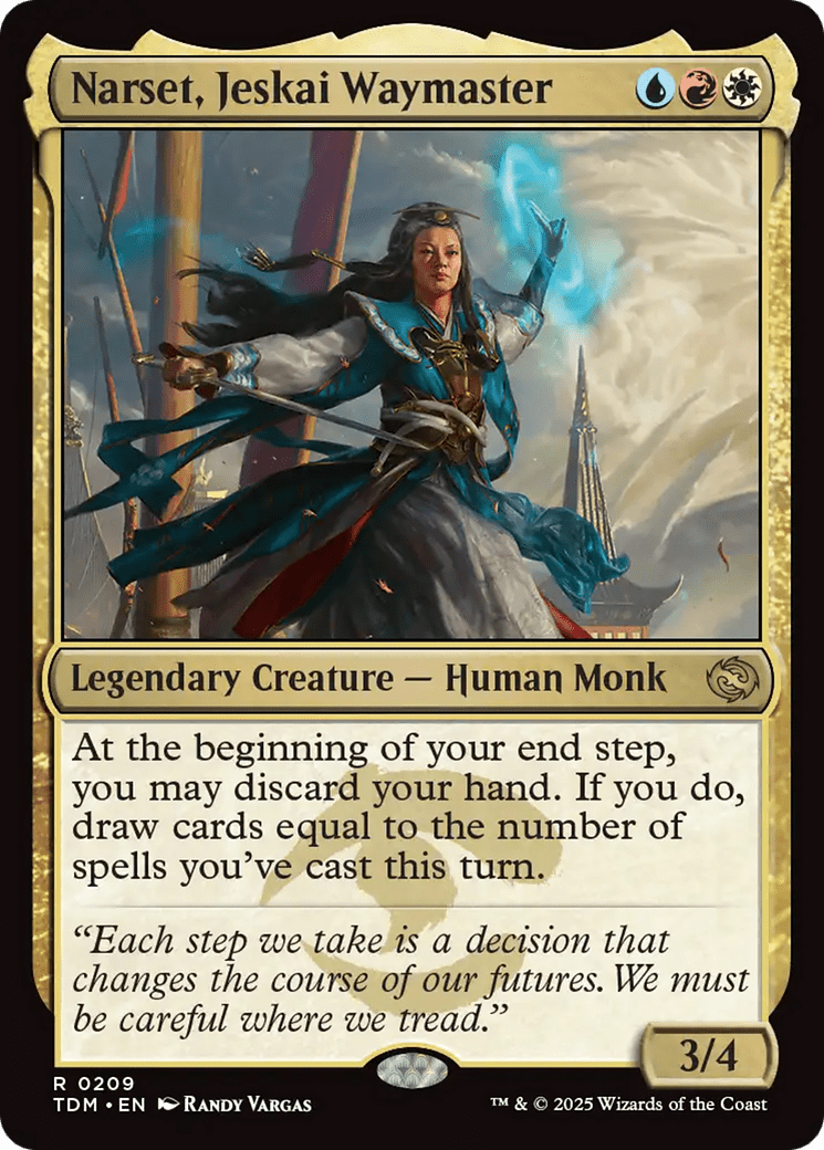 Narset, Jeskai Waymaster [Tarkir: Dragonstorm] MTG Single Magic: The Gathering  | Multizone: Comics And Games