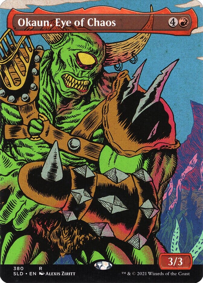 Okaun, Eye of Chaos (Display Commander) [Secret Lair Drop Promos] MTG Single Magic: The Gathering  | Multizone: Comics And Games