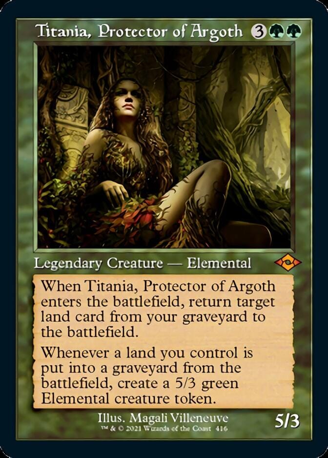 Titania, Protector of Argoth (Retro) [Modern Horizons 2] MTG Single Magic: The Gathering  | Multizone: Comics And Games