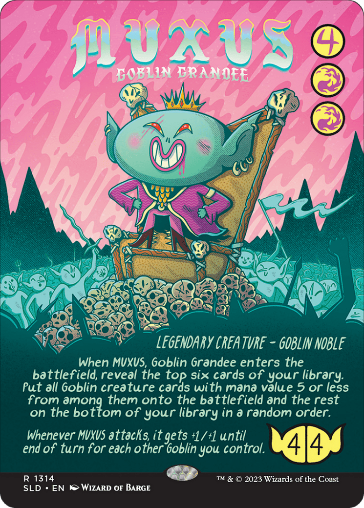 Muxus, Goblin Grandee [Secret Lair Drop Series] MTG Single Magic: The Gathering  | Multizone: Comics And Games
