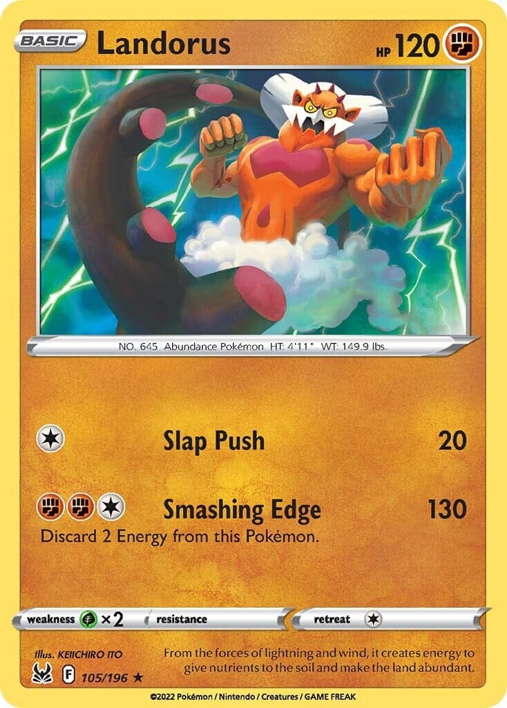 Landorus (105/196) [Sword & Shield: Lost Origin] Pokemon Single Pokémon  | Multizone: Comics And Games