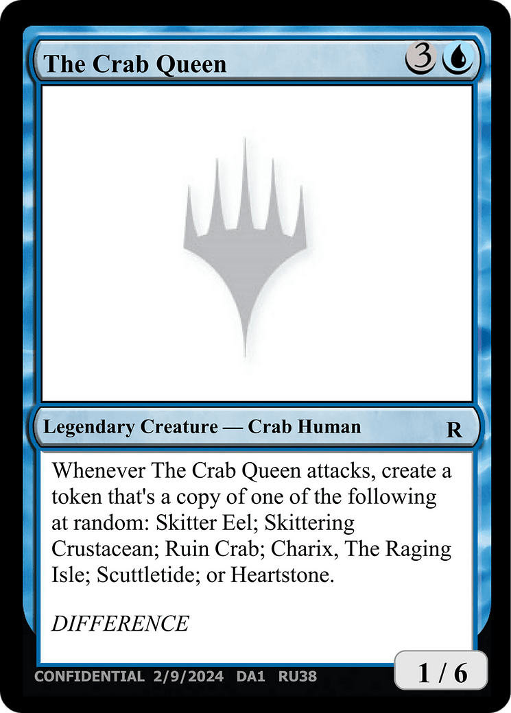 The Crab Queen [Mystery Booster 2 Playtest Cards] MTG Single Magic: The Gathering  | Multizone: Comics And Games