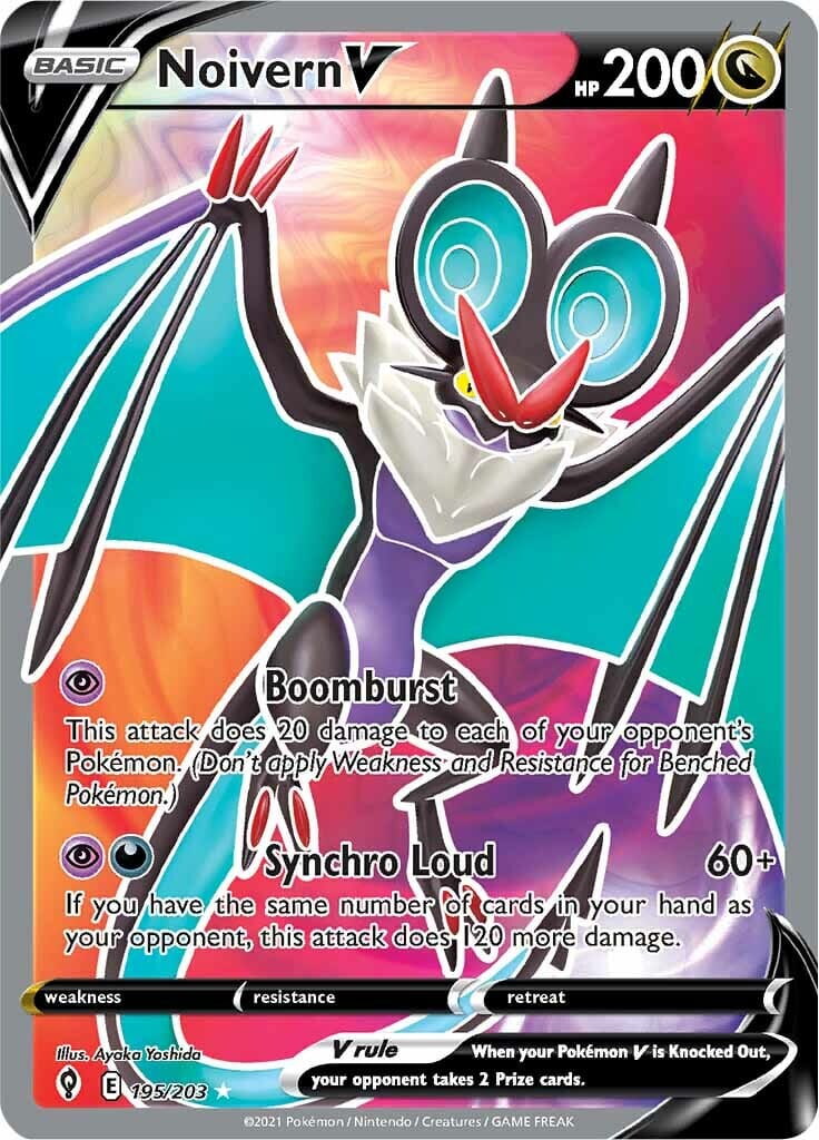Noivern V (195/203) [Sword & Shield: Evolving Skies] Pokemon Single Pokémon  | Multizone: Comics And Games