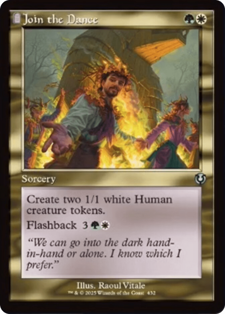 Join the Dance (Retro Frame) [Innistrad Remastered] MTG Single Magic: The Gathering  | Multizone: Comics And Games
