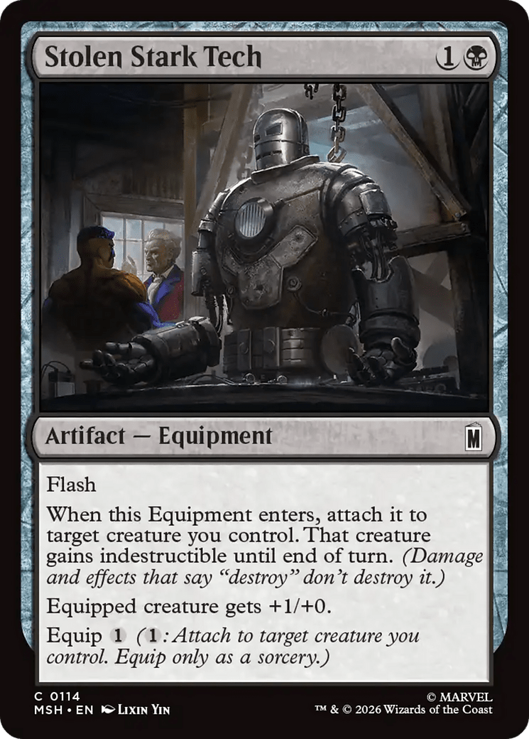 Stolen Stark Tech [Marvel Super Heroes] MTG Single Magic: The Gathering  | Multizone: Comics And Games