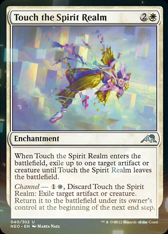 Touch the Spirit Realm [Kamigawa: Neon Dynasty] MTG Single Magic: The Gathering  | Multizone: Comics And Games