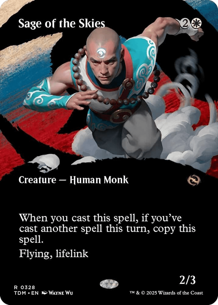 Sage of the Skies (Borderless) [Tarkir: Dragonstorm] MTG Single Magic: The Gathering  | Multizone: Comics And Games