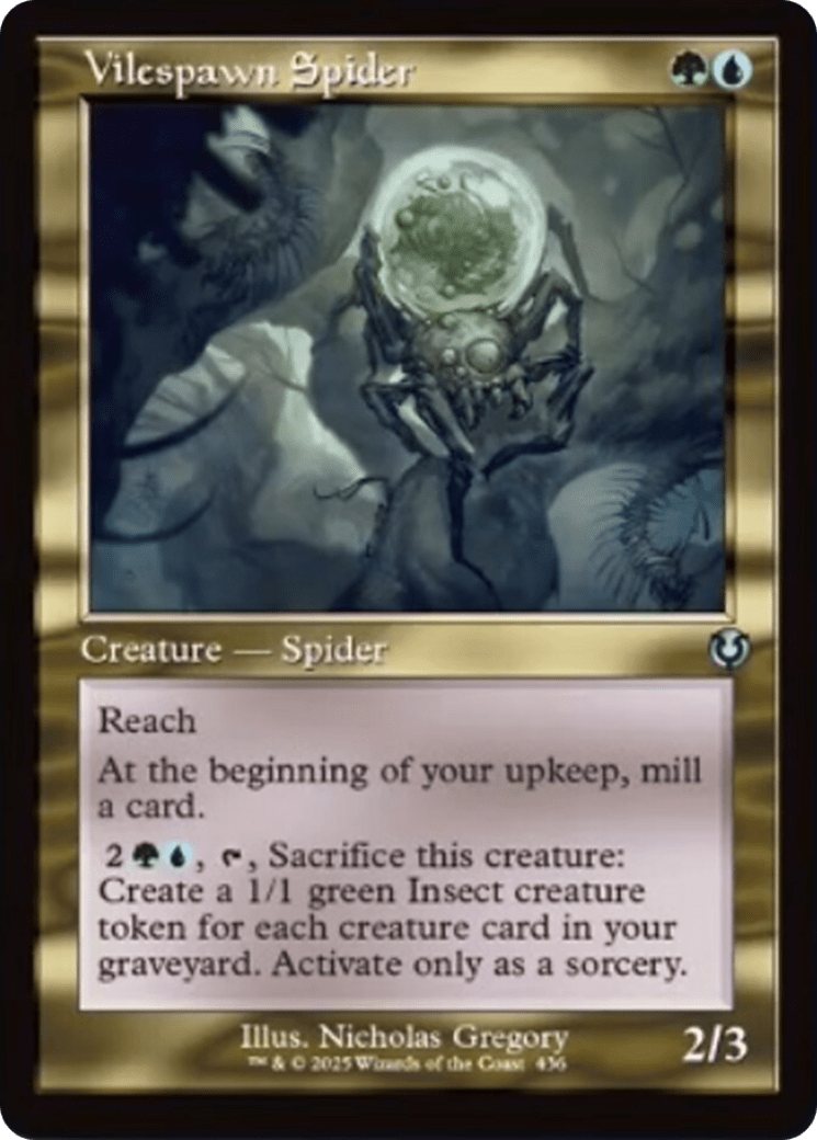 Vilespawn Spider (Retro Frame) [Innistrad Remastered] MTG Single Magic: The Gathering  | Multizone: Comics And Games