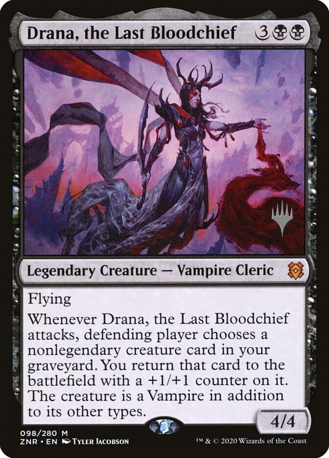 Drana, the Last Bloodchief (Promo Pack) [Zendikar Rising Promos] MTG Single Magic: The Gathering  | Multizone: Comics And Games