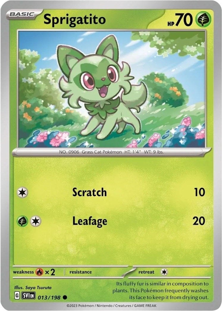 Sprigatito (013/198) (Paldea Collection) [Scarlet & Violet: Base Set] Pokemon Single Pokémon  | Multizone: Comics And Games