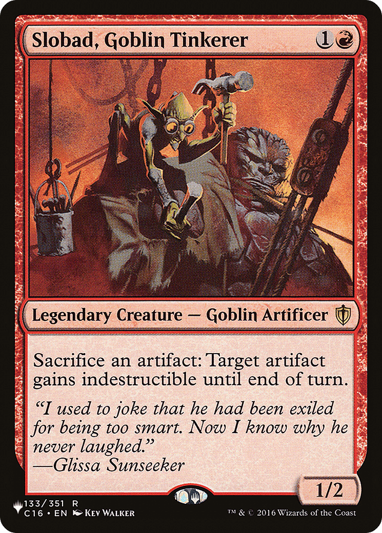 Slobad, Goblin Tinkerer [The List] MTG Single Magic: The Gathering  | Multizone: Comics And Games