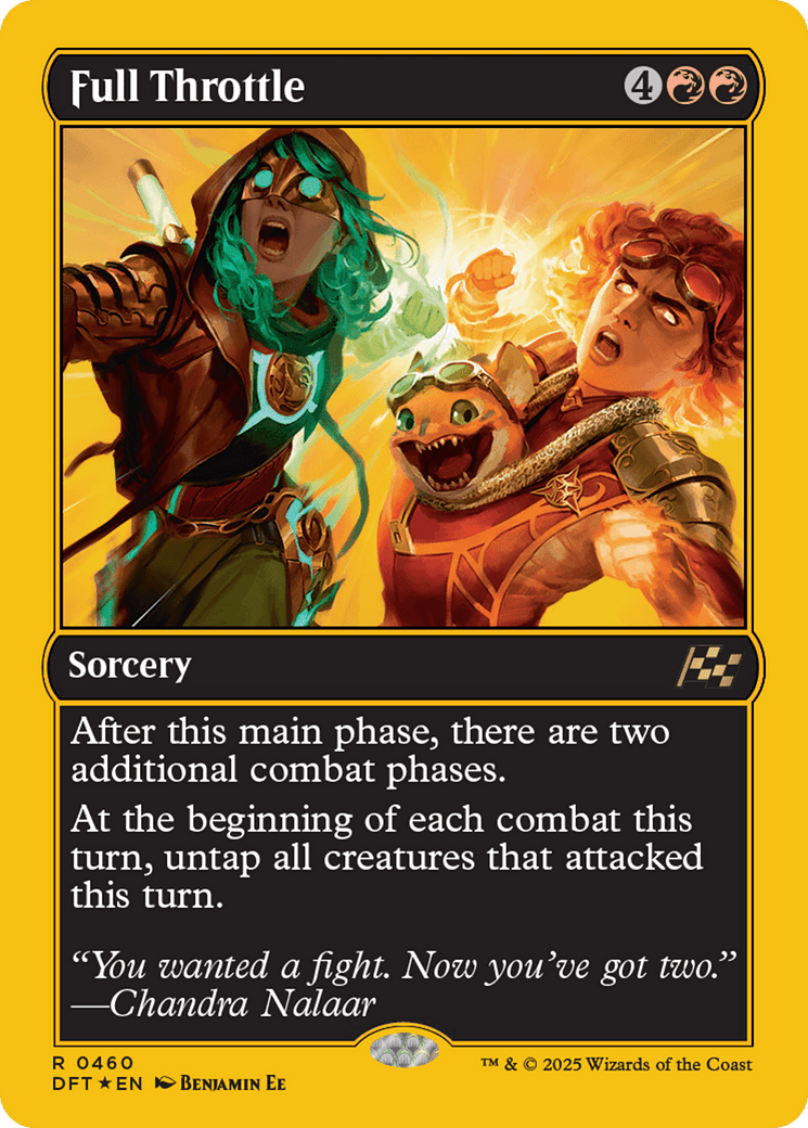 Full Throttle (First-Place Foil) [Aetherdrift] MTG Single Magic: The Gathering  | Multizone: Comics And Games