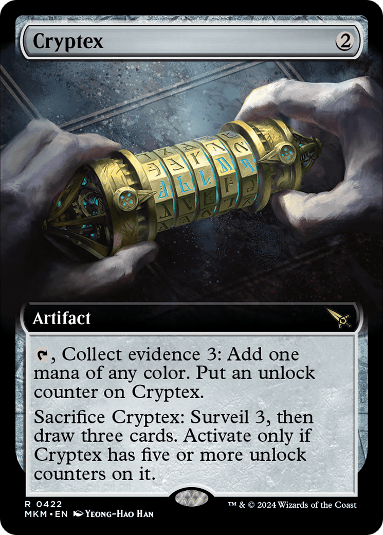 Cryptex (Extended Art) [Murders at Karlov Manor] MTG Single Magic: The Gathering  | Multizone: Comics And Games