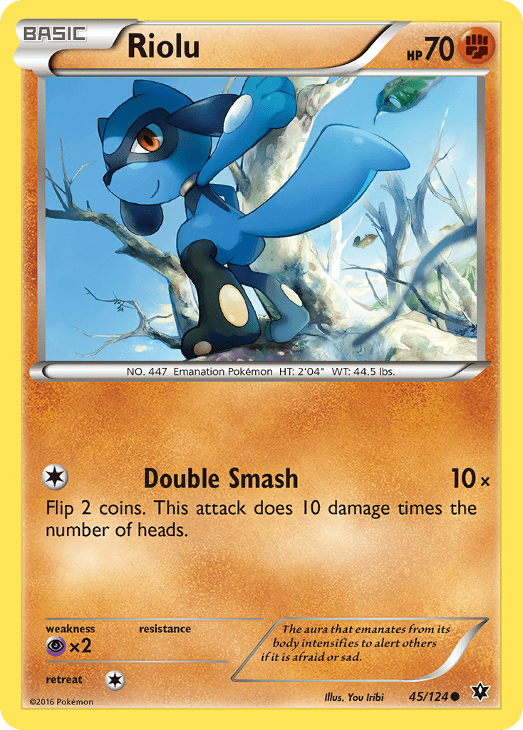 Riolu (45/124) [XY: Fates Collide] Pokemon Single Pokémon  | Multizone: Comics And Games