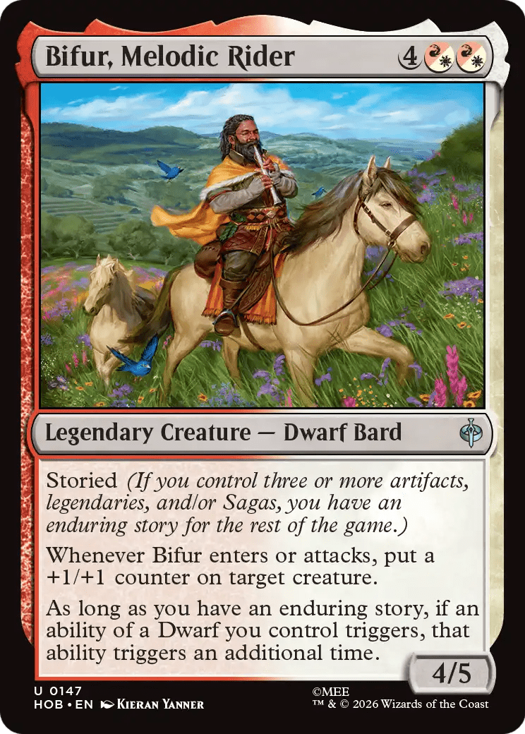 Bifur, Melodic Rider [The Hobbit] MTG Single Magic: The Gathering  | Multizone: Comics And Games