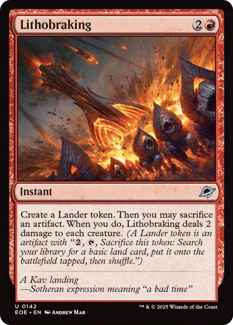 Lithobraking [Edge of Eternities] MTG Single Magic: The Gathering  | Multizone: Comics And Games