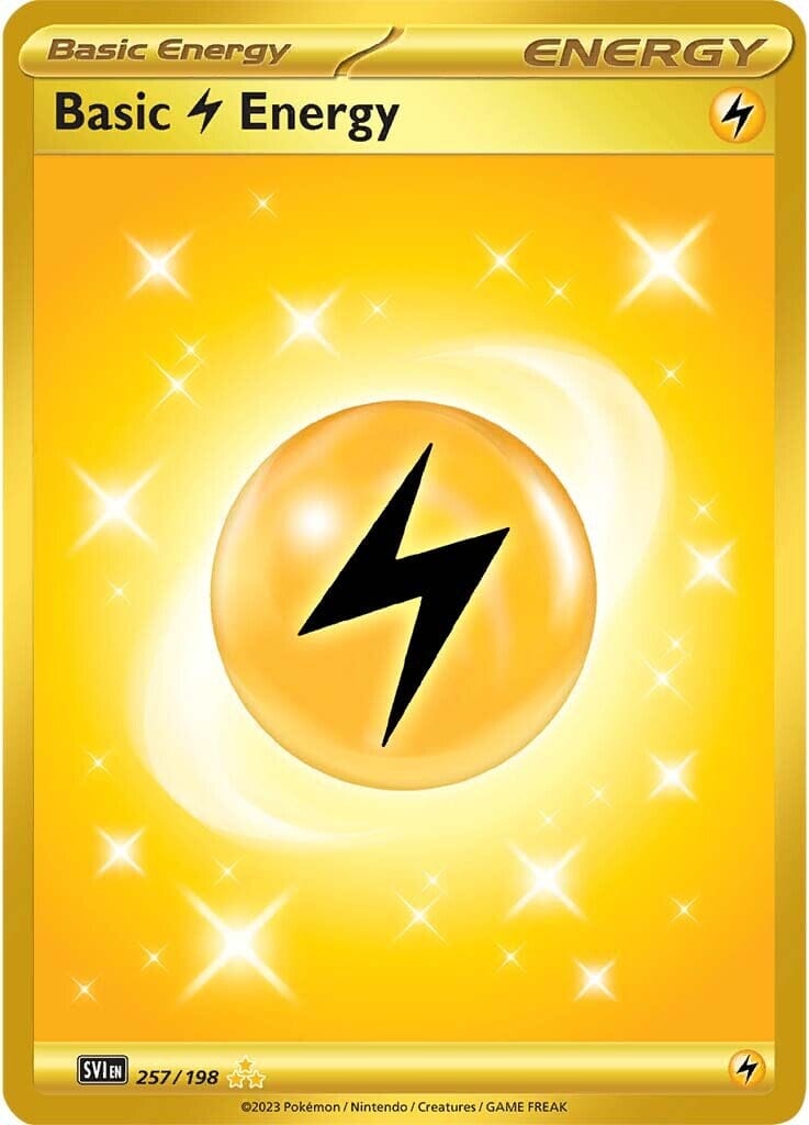 Lightning Energy (257/198) [Scarlet & Violet: Base Set] Pokemon Single Pokémon  | Multizone: Comics And Games