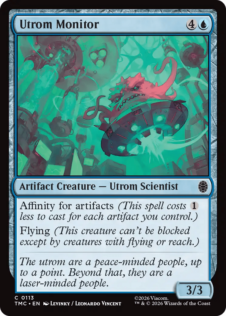 Utrom Monitor [Teenage Mutant Ninja Turtles Commander] MTG Single Magic: The Gathering  | Multizone: Comics And Games