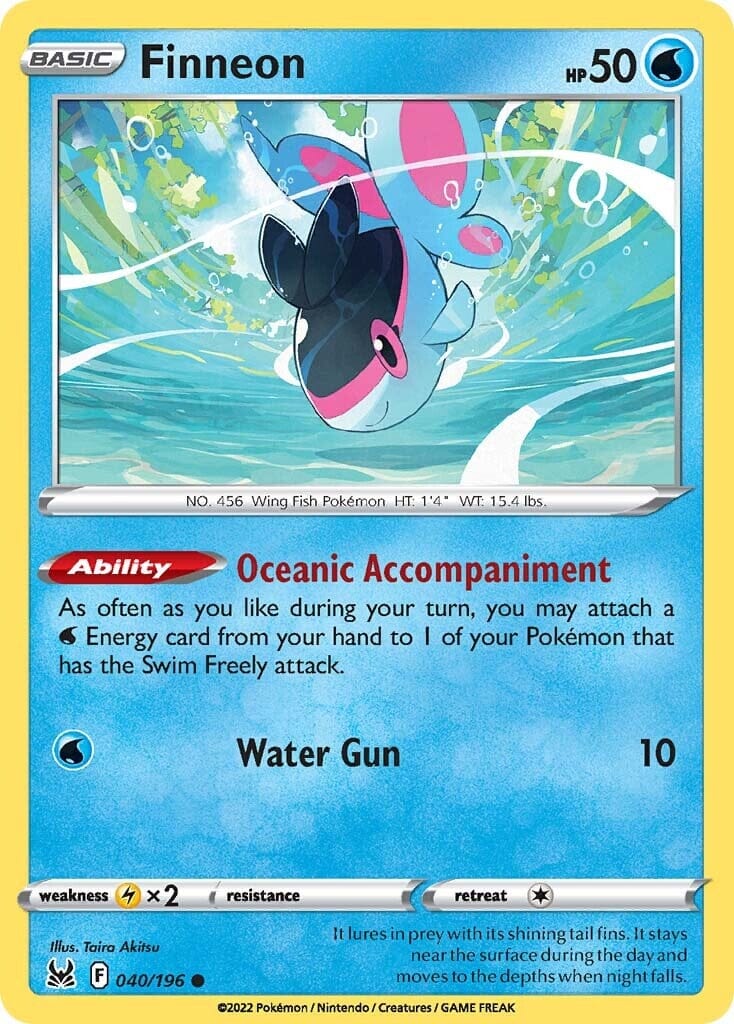 Finneon (040/196) [Sword & Shield: Lost Origin] Pokemon Single Pokémon  | Multizone: Comics And Games