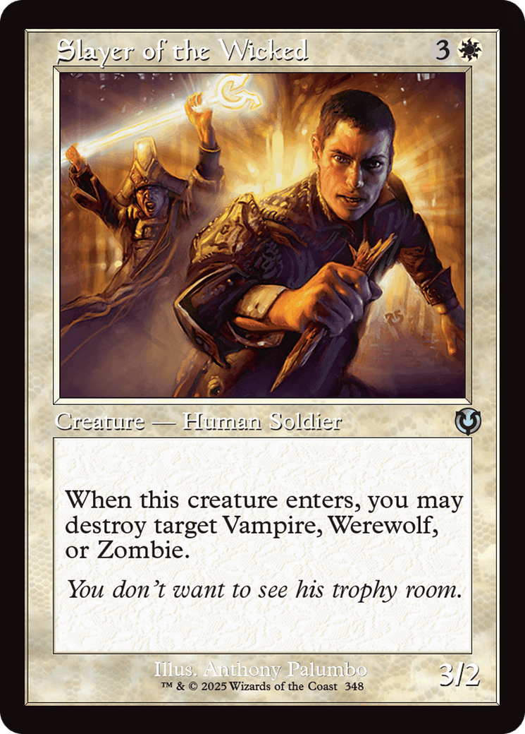 Slayer of the Wicked (Retro Frame) [Innistrad Remastered] MTG Single Magic: The Gathering  | Multizone: Comics And Games