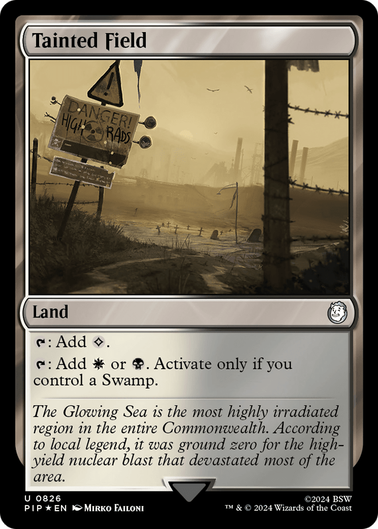 Tainted Field (Surge Foil) [Fallout] MTG Single Magic: The Gathering  | Multizone: Comics And Games