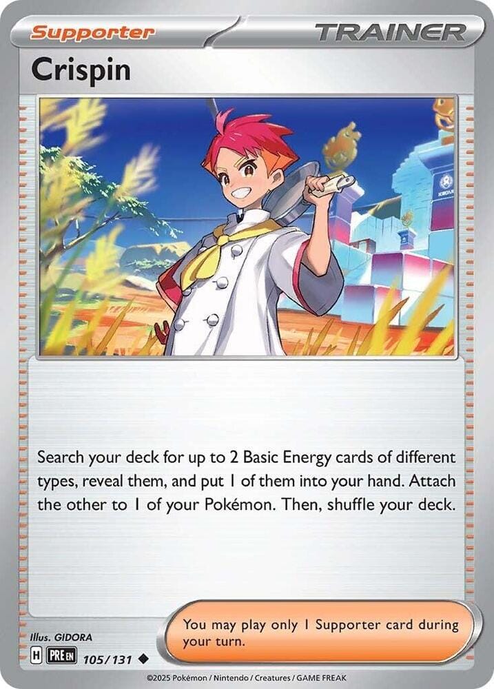 Crispin (105/131) [Scarlet & Violet: Prismatic Evolutions] Pokemon Single Pokémon  | Multizone: Comics And Games