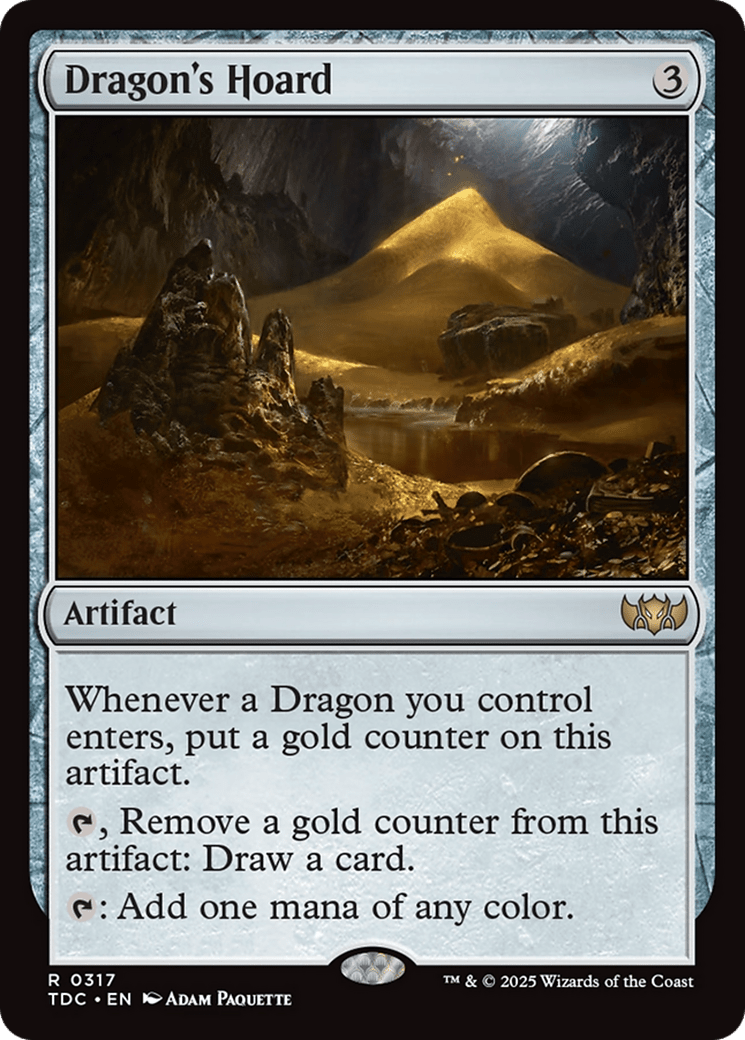 Dragon's Hoard [Tarkir: Dragonstorm Commander] MTG Single Magic: The Gathering  | Multizone: Comics And Games