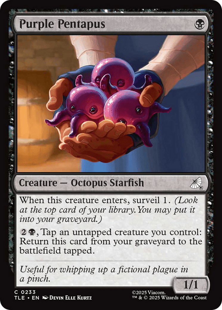 Purple Pentapus [Avatar: The Last Airbender: Eternal-Legal] MTG Single Magic: The Gathering  | Multizone: Comics And Games