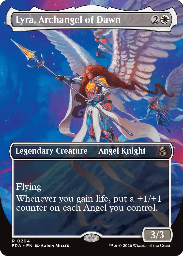 Lyra, Archangel of Dawn (Borderless) [Reality Fracture] MTG Single Magic: The Gathering  | Multizone: Comics And Games