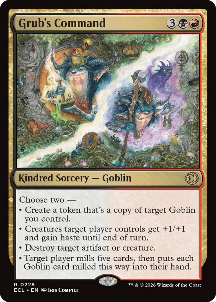 Grub's Command [Lorwyn Eclipsed] MTG Single Magic: The Gathering  | Multizone: Comics And Games