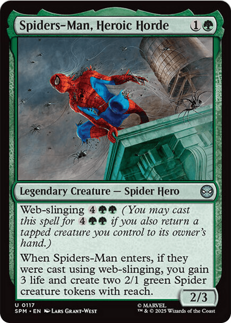 Spiders-Man, Heroic Horde [Marvel's Spider-Man] MTG Single Magic: The Gathering  | Multizone: Comics And Games
