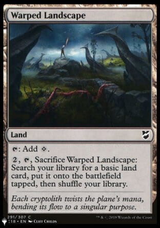 Warped Landscape [The List] MTG Single Magic: The Gathering  | Multizone: Comics And Games